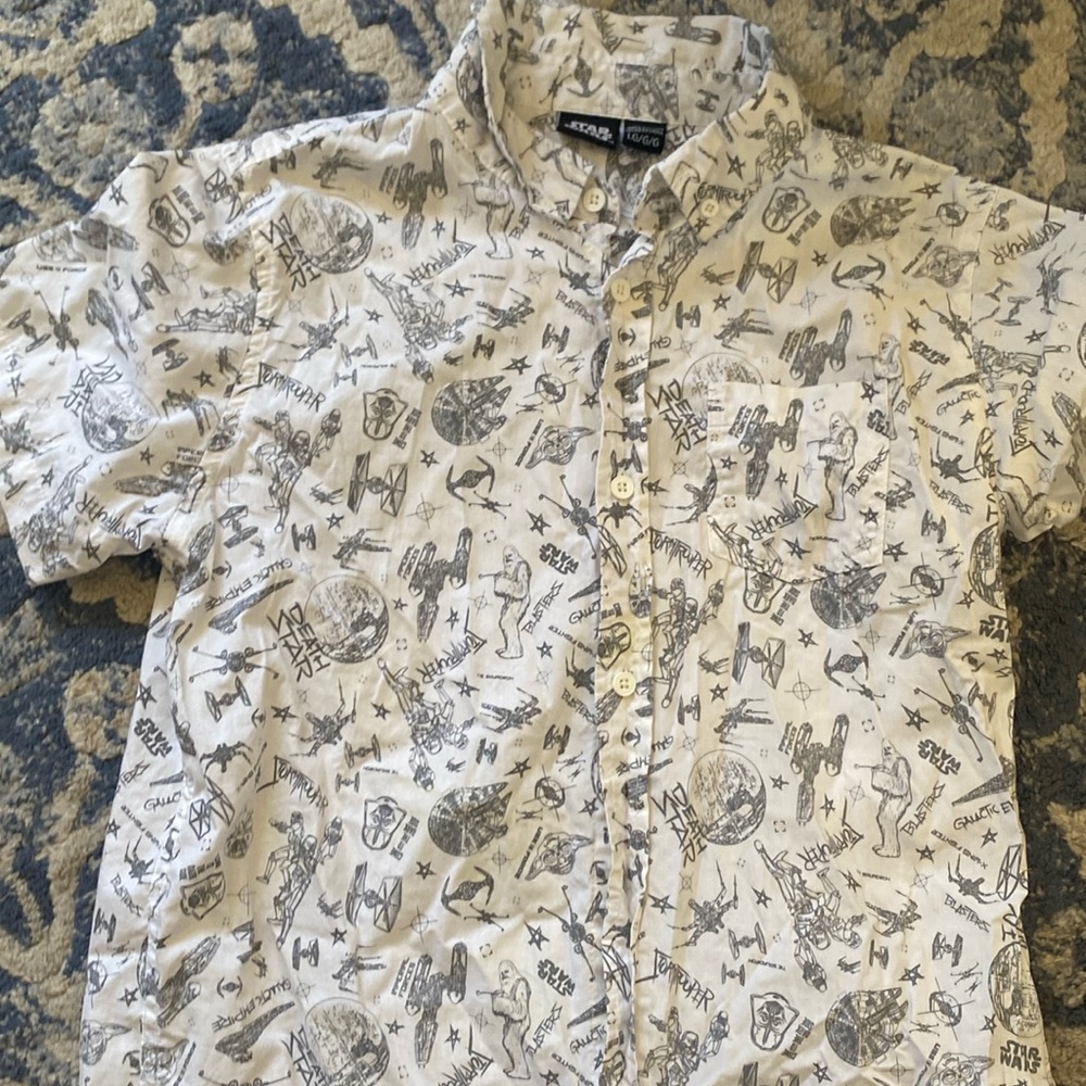 Star Wars Short sleeve button up